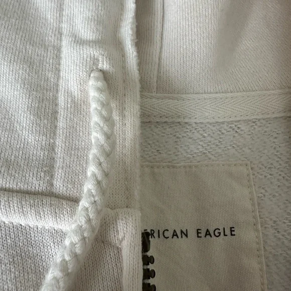 A&E Cream Hoodie with Colorful Butterfly Design - Picture 4 of 4